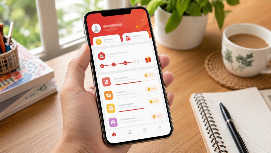 Görev listesini gösteren akıllı telefon